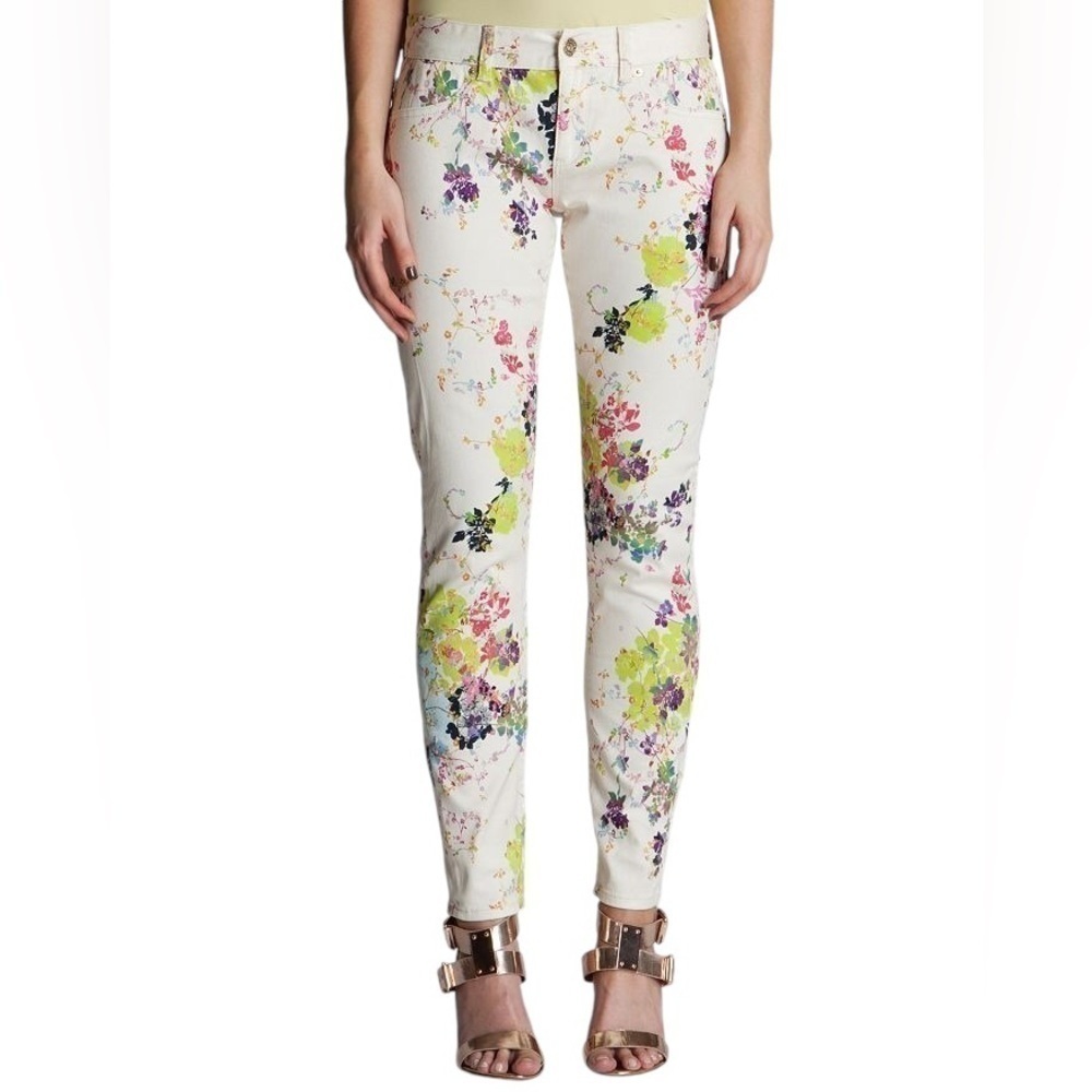 Ted Baker Paris Elano Summer Bloom Print Skinny Jeans Size 25